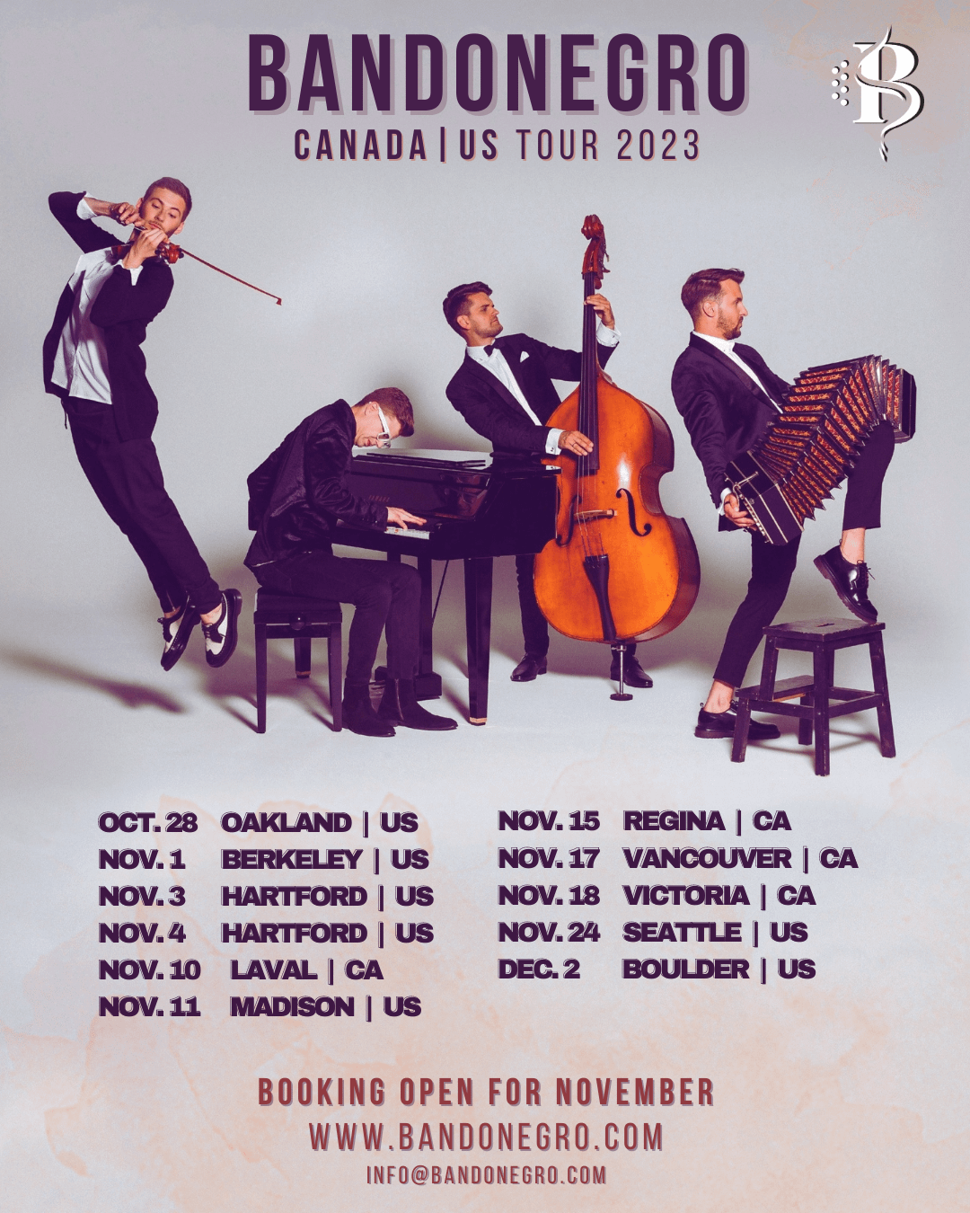 CANADA & US TOUR 2023